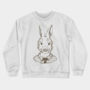 Scary Bunny Halloween Costume Crewneck Sweatshirt